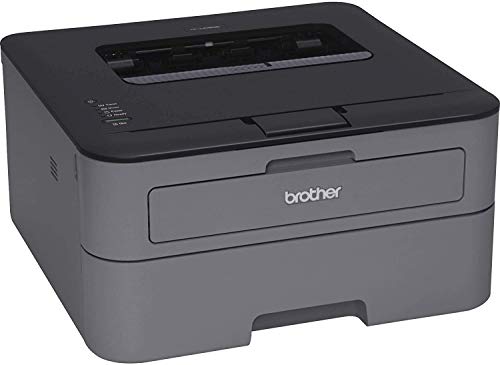 Brother Monochrome Laser Printer with Duplex Printing, 2400 x 600 DPI, up to 27 Pages per Minute, Automatic Duplex (2-Sided) Printing, Compact HL-L2300d