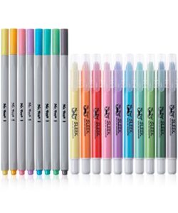 mr. pen- bible gel highlighters and fineliner pens no bleed, pastel colors, 18 pcs, bible journaling kit, bible highlighters and pens no bleed, bible pens, gel highlighters, no bleed highlighters.