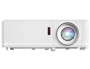 optoma zh406 1080p professional laser projector | duracore laser light source up to 30,000 hours | crestron compatible | 4k hdr input | high bright 4500 lumens | 2 year warranty white