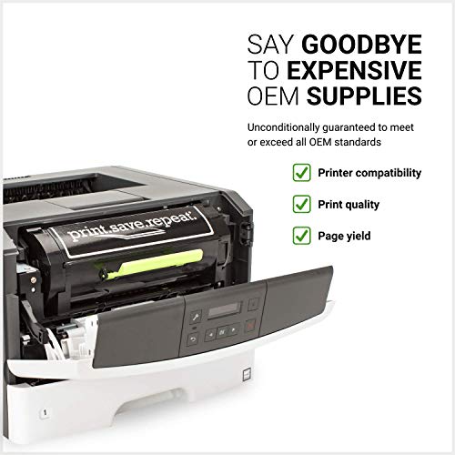Print.Save.Repeat. Lexmark 521H High Yield Remanufactured Toner Cartridge for MS710, MS711, MS810, MS811, MS812 Laser Printer [25,000 Pages]
