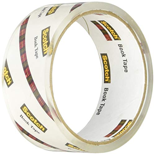 Scotch Book Tape, 2 in x 540 in, Excellent for Repairing, Reinforcing Protecting, and Covering (845)