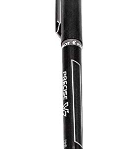 PILOT Precise V7 Stick Liquid Ink Rolling Ball Stick Pens, Fine Point (0.7mm) Black Ink, 4-Pack (26003)