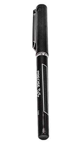 PILOT Precise V7 Stick Liquid Ink Rolling Ball Stick Pens, Fine Point (0.7mm) Black Ink, 4-Pack (26003)