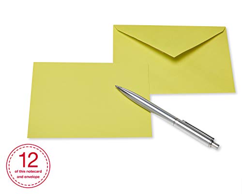 American Greetings Single Panel Blank Cards with Envelopes, Earthtone Colors (100-Count)