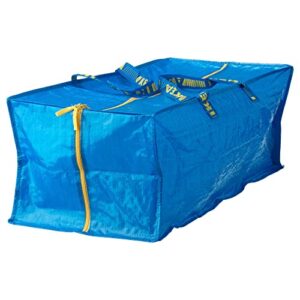 ikea frakta storage bag – blue — set of 3