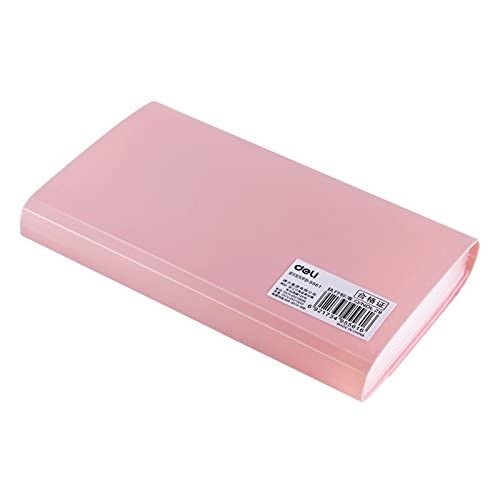 Expanding File Folder, Subdivision Accordion File Folder Mini Organizer PP Wallet for Cards,Coupons,Receipt,Tax Item or Changes,7x4.5 Inches,12 Pockets with Tabs and Check Case(Pink)