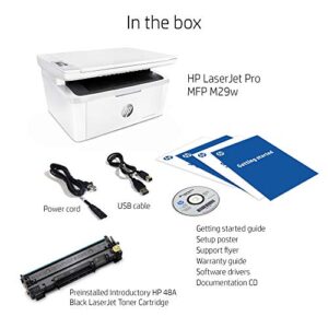 HP Laserjet Pro M29w All-in-One Wireless Monochrome Laser Printer with Mobile Printing (Y5S53A) (Renewed)