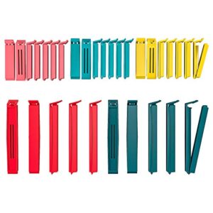 Ikea 700.832.52 Bevara Sealing clip, assorted colors, assorted sizes, 2 SETS OF 30 - 60 TOTAL