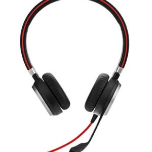 Jabra Evolve 40 Stereo UC - Professional Unified Communicaton Headset (Renewed)