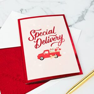 Hallmark Signature Paper Wonder Pop Up Valentines Day Card (Vintage Red Truck)