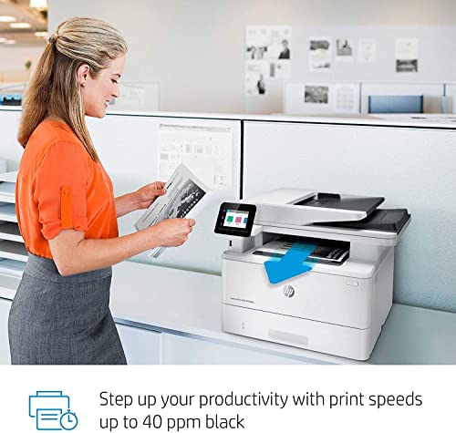 HP Laserjet Pro M428fdw Monochrome Wireless Laser Printer, Print & Copy & Scan & Fax, 40ppm, Wi-Fi, 4800 x 600dpi, 2.7" Color Touchscreen Display, Auto 2-Sided Printing, PC Mall USB Printer Cable