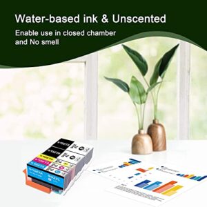 902XL Ink Cartridges for HP Printers Replacement for 902XL 902 XL Ink Use with OfficeJet Pro 6978 6968 6958 6970 Printers (902XL Ink Cartridges Combo Pack, 2 Black, Cyan, Magenta, Yellow)