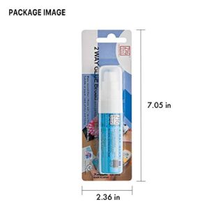 Zig Kuretake 2 Way Glue Stick Pen, Board Tip,15mm Tip, AP-Certified, Made in Japan