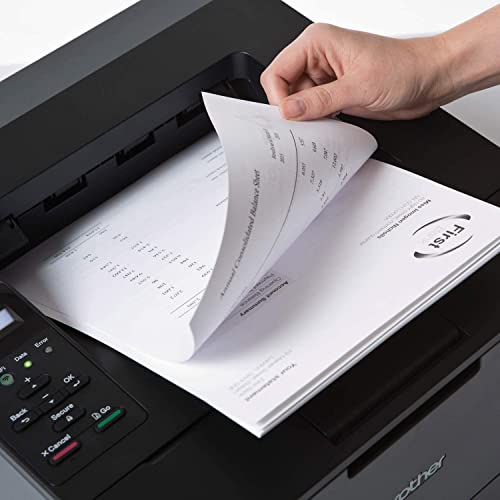 Brother HL-L62 Series Compact Monochrome Laser Printer, 48ppm, 520 Sheets, Wireless, Mobile Printing, Auto 2-Sided Printing, with MTC Printer Cable