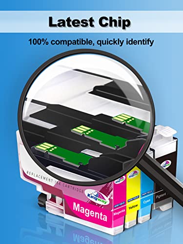 Compatible for Brother LC3033 Ink Cartridges Replacement for LC3033 BK/C/M/Y Ink Cartridges Brother use with Brother MFC-J995DW MFC-J995DWXL MFC-J815DW MFC-J805DW MFC-J805DWXL, 4 for LC3033 LC3035 Ink