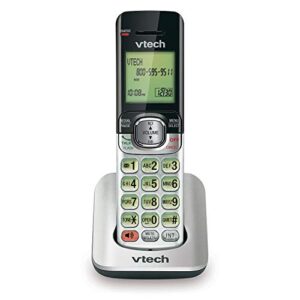 vtech cs6509 accessory cordless handset, silver/black | requires vtech cs6519 or cs6529 to operate