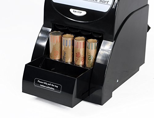 Royal Sovereign Electric Coin Sorter/Counter, Patented Anti-Jam Technology, 1 Row of Coin Counting (QS-2AN)