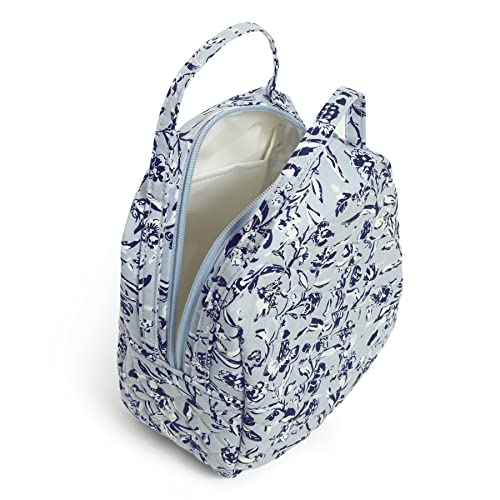 Vera Bradley Bunch Lunch Bag, Perennials Gray-Recycled Cotton