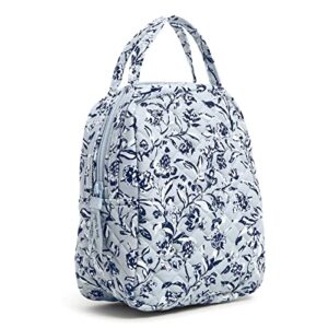 Vera Bradley Bunch Lunch Bag, Perennials Gray-Recycled Cotton