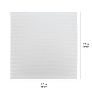 Amazon Basics Foam Wrap Sheets, 7-3/8 inches x 7.5 inches, 1/16-inch Thick, 100 Pack