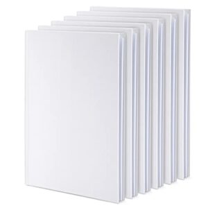 blank hardcover sketchbooks, 18 sheets each (6 x 8 in, 6 pack)