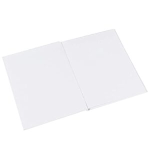 Blank Hardcover Sketchbooks, 18 Sheets Each (6 x 8 In, 6 Pack)