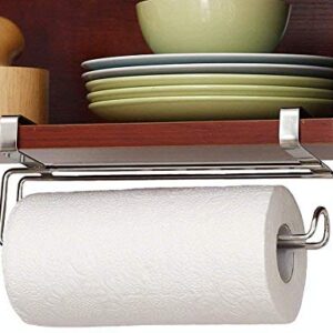 Stainless Steel Kitchen Paper Hanger Sink Roll Towel Holder Hanger Organizer Rack Pano Paper Towel Holder Under Cabinet