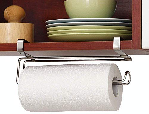 Stainless Steel Kitchen Paper Hanger Sink Roll Towel Holder Hanger Organizer Rack Pano Paper Towel Holder Under Cabinet