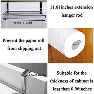 Stainless Steel Kitchen Paper Hanger Sink Roll Towel Holder Hanger Organizer Rack Pano Paper Towel Holder Under Cabinet