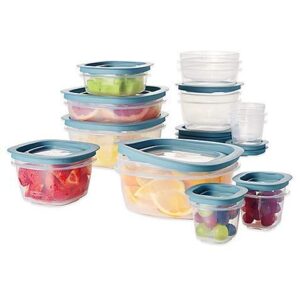 Rubbermaid 26 Piece Flex & Seal with Leak Proof Lids, Easy to find, snaps right on to the bases, Blue