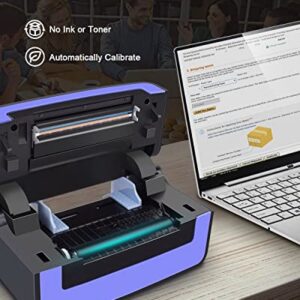 POLONO Shipping Label Printer, 4x6 Thermal Label Printer for Shipping Packages, Commercial Direct Thermal Label Maker,Thermal Labels, 4" x 6" Direct Thermal Shipping Label (Pack of 1000)