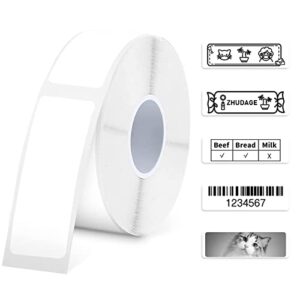 jubilin d35 label maker tape, sticker thermal paper self-adhesive label tape black on transparent