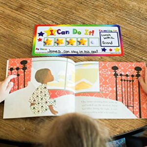 Kenson Kids “I Can Do It!” Token Board. Colorful Magnetic Rewards Chart with Positive-Reinforcement Stars and Customizable Goal Box. Great for Ages 3-10. Measures 5-Inches by 11-Inches