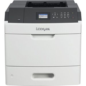 lexmark ms810n laser printer – monochrome – 1200 x 1200 dpi print – plain paper print – desktop – 55 ppm mono print – 650 sheets input – lcd – gigabit ethernet – usb – 40g0100