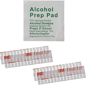 ez pass i-pass sunpass fastlane dual lock adhesive mounting strips 4 each 1-1/2 in with prep pad