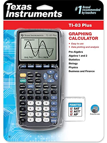 Texas Instruments TI-83 Plus Graphing Calculator (Renewed)