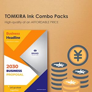 TOMKIRA PGI-270XL CLI-271XL 5 Color Value Pack Compatible with Canon Ink Cartridges 270 XL and 271 Combo High Yield to Use PIXMA MG6821 MG7720 TS9020 TS6020 MG6820 MG5720 (PGBK/C/M/Y/K)