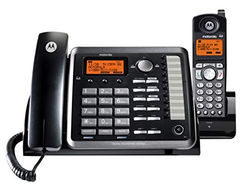 Motorola ML25255 ML25255 2-Line Corded Desk Phone Digital Answering System