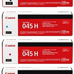 Canon CRG-045H 4-Color Complete High Yield Toner Cartridge Set