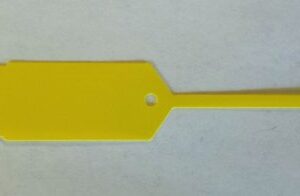 YELLOW Self-Locking Arrow Key Tags (1,000 per pack) Size 4 1/2" X 3/4" (YELLOW)