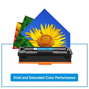 TRUE IMAGE Compatible Toner Cartridge Replacement for Canon 046 MF733Cdw CRG-046 Color ImageCLASS MF733Cdw MF731Cdw MF735Cdw LBP654Cdw MF733 Printer Ink (Black Cyan Yellow Magenta, 4-Pack)