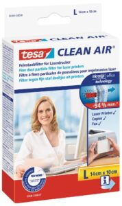 tesa clean air fine dust filter size l 5038000 for laderprinters 14x10cm