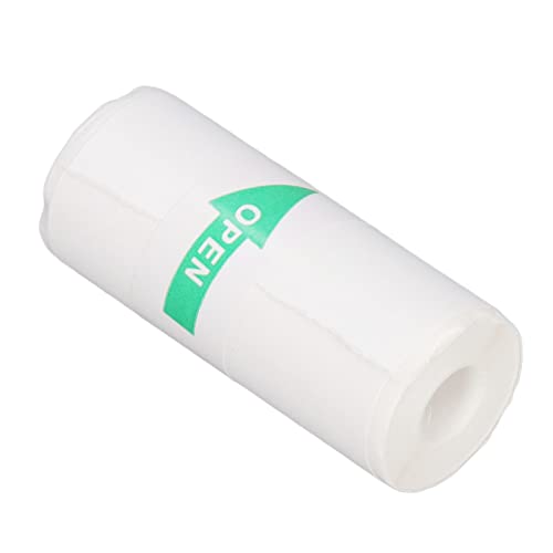 10Pcs Mini Printer Paper, 57 x 25 mm Self Adhesive Thermal Paper Printable Sticker Paper for Pocket Thermal Printer