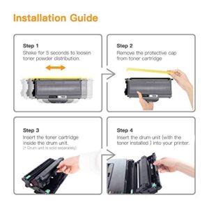 E-Z Ink (TM) Compatible Toner Cartridge & Drum Unit Replacement for Brother TN360 TN330 DR360 DR-360 High Yield Compatible with DCP-7040 DCP-7030 MFC-7840W HL-2140 MFC-7340(2 Toner, 1 Drum Unit)