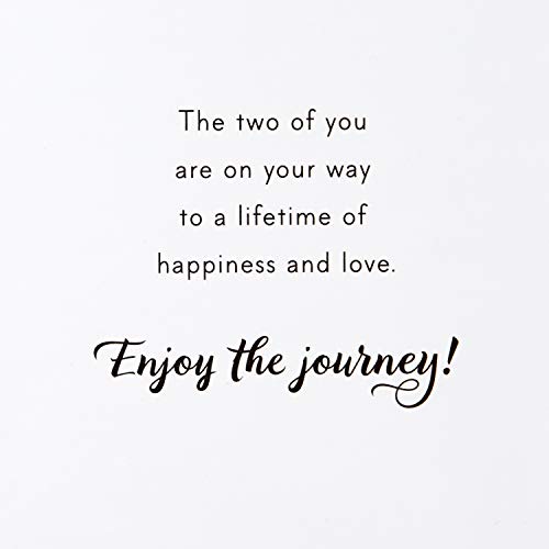 Hallmark Wedding Card, Bridal Shower Card, or Engagement Card (Enjoy the Journey)