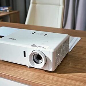 Optoma UHZ45 4K UHD Laser Home Theater and Gaming Projector | 3,800 Lumens for Lights-On Viewing | 240Hz Refresh Rate and Ultra-Low 4ms Response Time