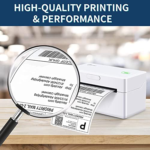 Shipping Label Printer, 180mm/s Thermal Label Printer, 4x6 USB Label Printer for Small Business Compatible with Amazon, Ebay, Shopify, Etsy, USPS, FedEx, Barcode Printer Support Windows/Mac/Linux