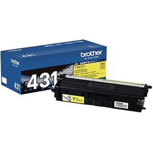 Brother Printer TN431Y Standard Yield Toner-Retail Packaging , Yellow