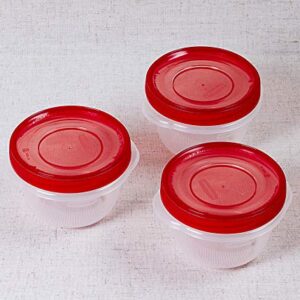 Rubbermaid TakeAlongs Twist & Seal Food Storage Containers, 2 Cup, 3 Count