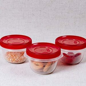 Rubbermaid TakeAlongs Twist & Seal Food Storage Containers, 2 Cup, 3 Count